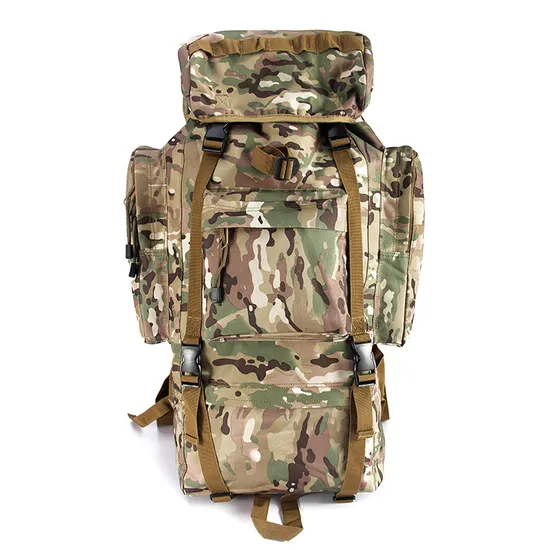 Outdoor Mountaineering Bag Tactical Large Capacity Backpack Travel Hiking Camping Camo Backpack
