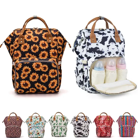 Mommy Bag Mother Baby Bag Large Capacity Backpack Multifunctional Diaper Backpack