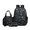 New Oxford Cloth Backpack Student Large Capacity Three Piece Set Printed Campus Backpack for Women