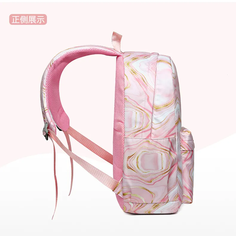 New Oxford Cloth Backpack Student Large Capacity Three Piece Set Printed Campus Backpack for Women