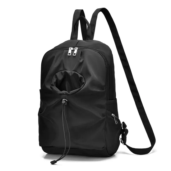 Men′s Leather Film Waterproof Material Leisure Business Backpack