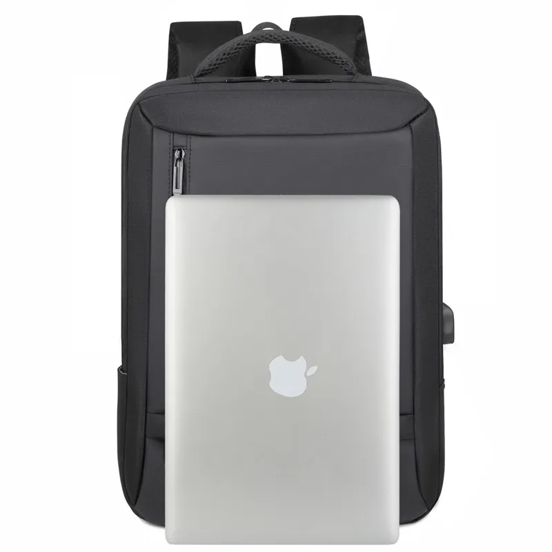 Oxford Cloth 14 Inch Computer Backpack with USB Charging Port Business Backpack