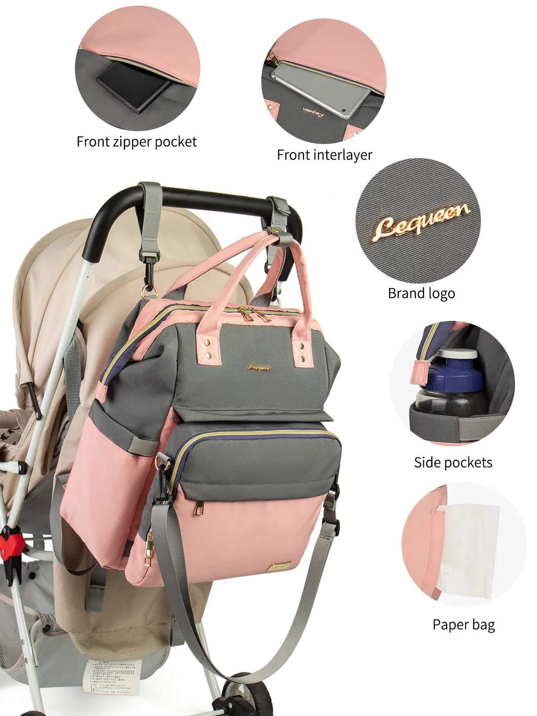 Mommy Bag New Fashionable Multi Functional Diaper Bag