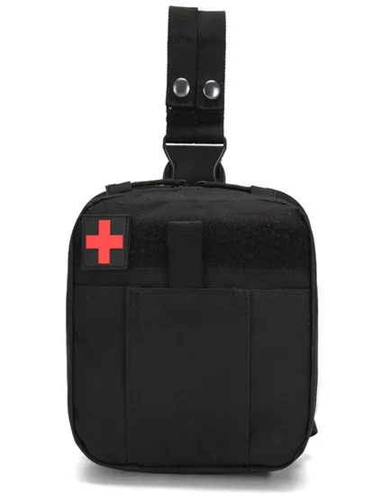 Tactical Leg Medical Kit Multifunctional First Aid Kit Waist Bag Outdoor Molle Accessory Bag