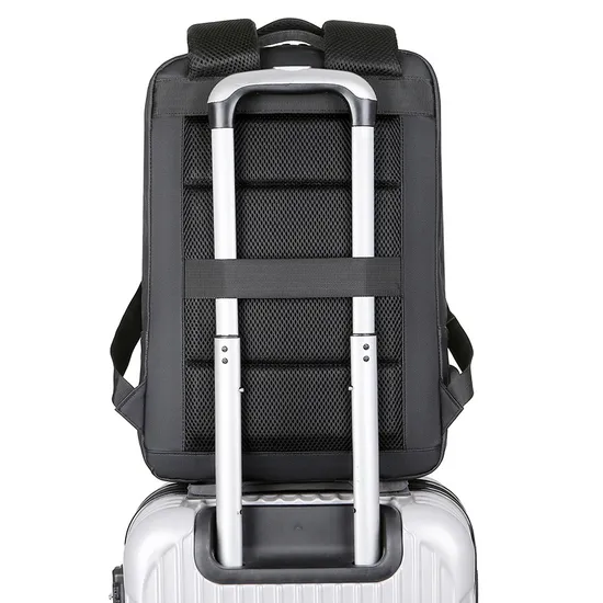 New Men′s Business Travel High-Capacity Splash Proof Backpack