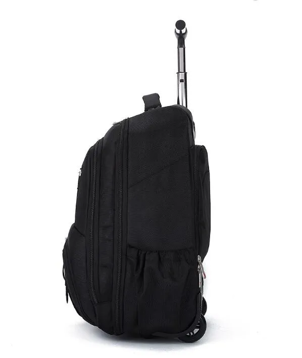 Men Wholesale Customized Wheel Trolley Travel Bag Backpack Laptop Backpack School Backpack
