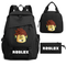 Game Men′s and Women′s Student Backpacks Lunch Bags Pen Bags Three Piece Set