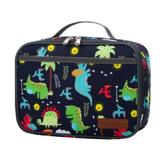 Insulated Tote Aluminum Foil Picnic School Kid Lunch Cooler Bag