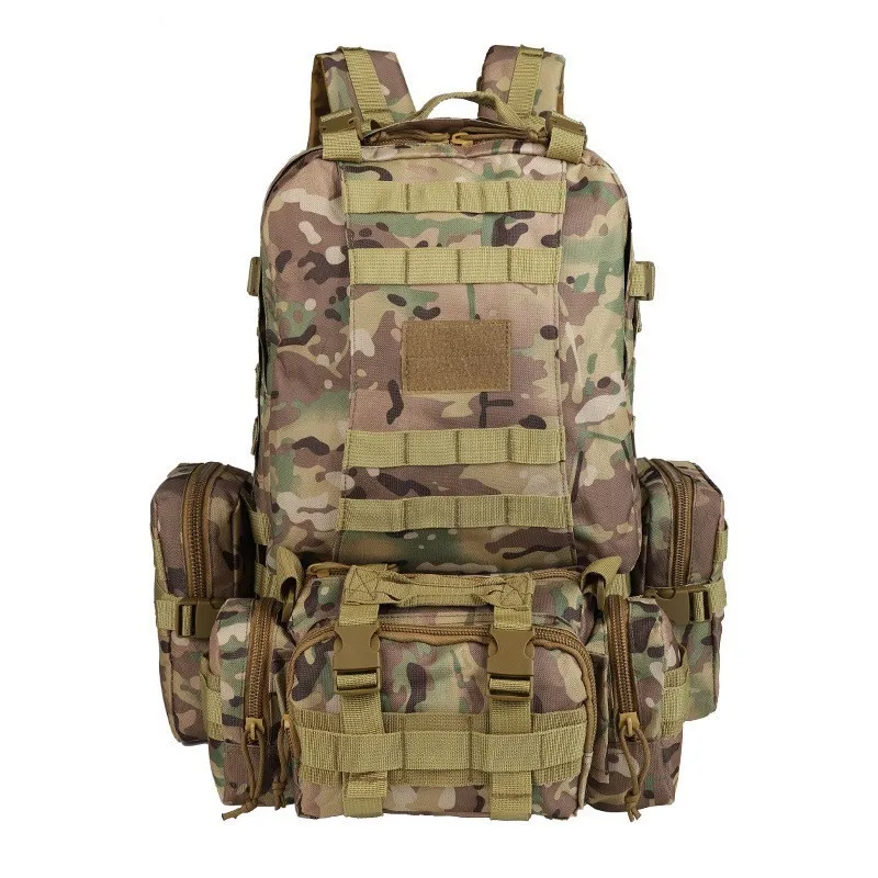 Factory Customized Camouflage Molle Functional Tactical Bag for Outdoor Mountaineering Sports Backpack