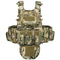 Multi Functional Fully Protective Tactical Molle Metal Buckle Quick Release Outdoor Camouflage Tactical Vest Bag