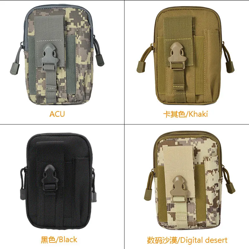 Waist Bag Running Tactics Outdoor Sports Phone Oxford Camo Mountaineering Cycling Waist Bag