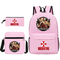 Cartoon Custom Design Backpack Student Pencil Case Single Shoulder Bag Backpack Three Piece Set