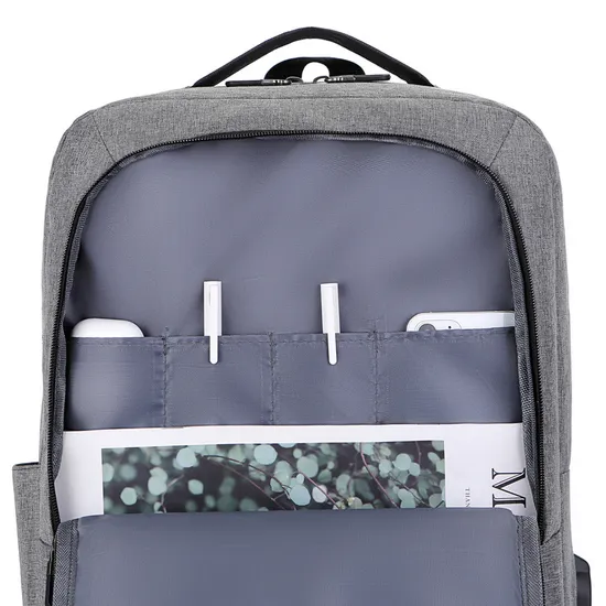 Mens Business 15.6-Inch Computer Backpack with Water Splashing Prevention Large Capacity Student Backpack