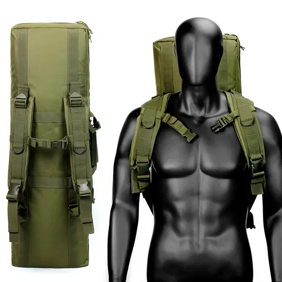 New Camouflage Outdoor Tactical Multifunctional Bag Long Gun Holster Fishing Gear Storage Bag