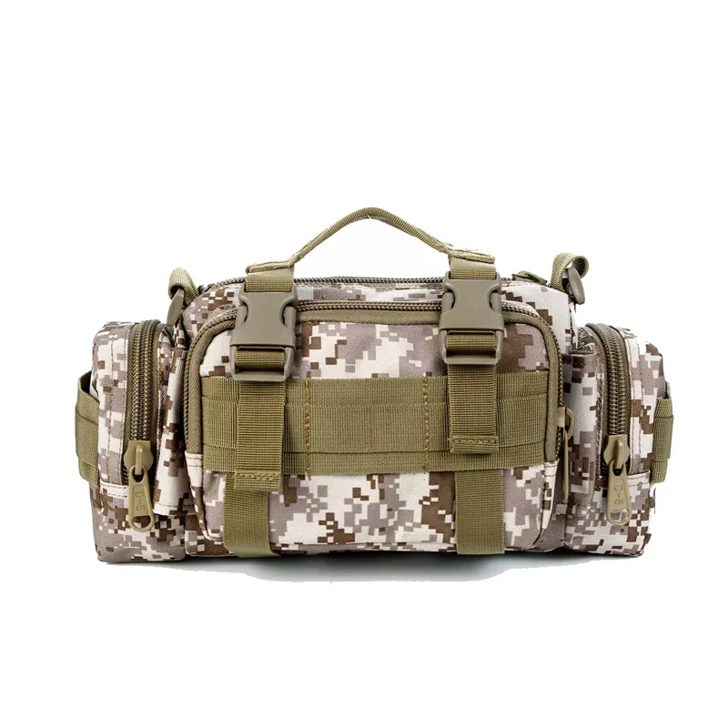 Single Shoulder Camouflage Crossbody Bag Waist Bag Handbag External Hanging Combination Bag