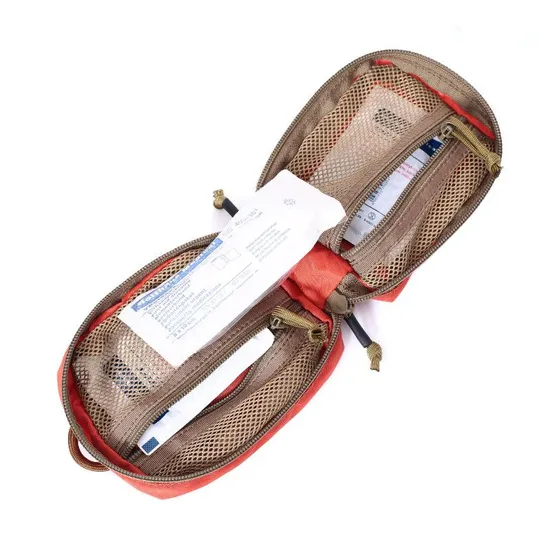 500d Nylon Outdoor Small Medical Emergency Storage Bag Molle Tactical Waist Hanging Bag Kit