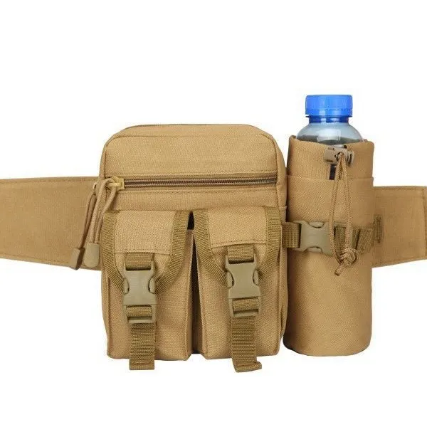 Outdoor Sports Running Tactical Waist Bag Functional Waterproof Bag Mountaineering Waist Bag