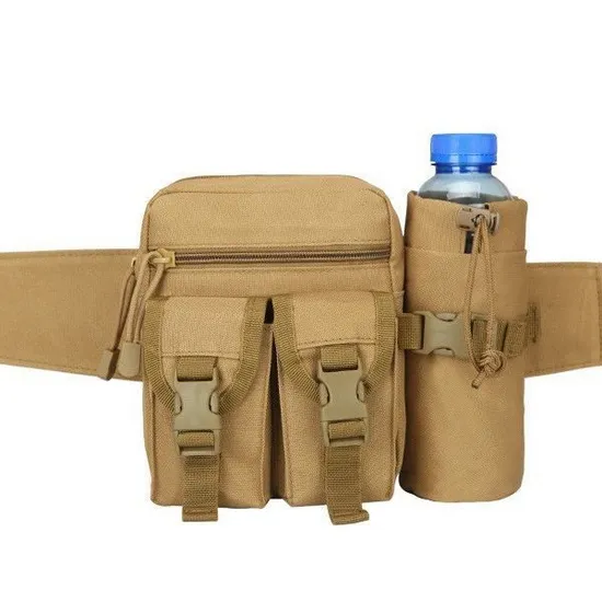 Outdoor Sports Running Tactical Waist Bag Functional Waterproof Bag Mountaineering Waist Bag