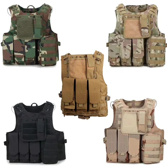 Manufacturer Supply of Camouflage Vest Comfortable Convenient Waterproof Tactical Vest