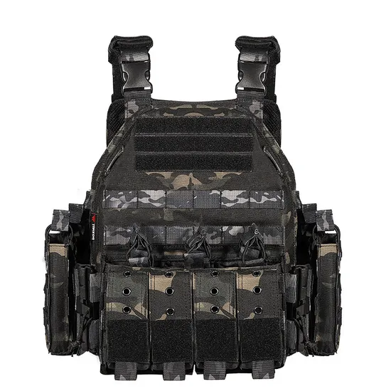 Tactical Vest Outdoor Protective Equipment Combat Quick Detachable Tactical Vest Camouflage Training Suit