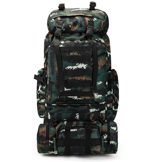 100L Large Capacity Camouflage Waterproof Sports Backpack Outdoor Camping Backpack