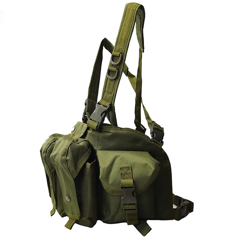 Ak Belly Bag Tactical Vest Field Camo Combat Vest Molle Multi Functional Vest Tactical Equipment
