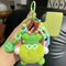 Factory Sale Custom OEM 8cm Cute Plush Small Briquette Rabbit Keyring Car Schoolbag Keychain