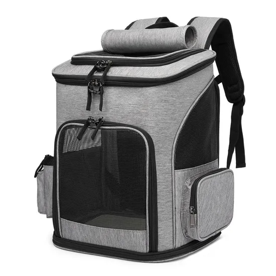 Custom Logo Pet Bag Carrier Foldable Carrying Portable Mesh Carrier Pet Bag Backpack