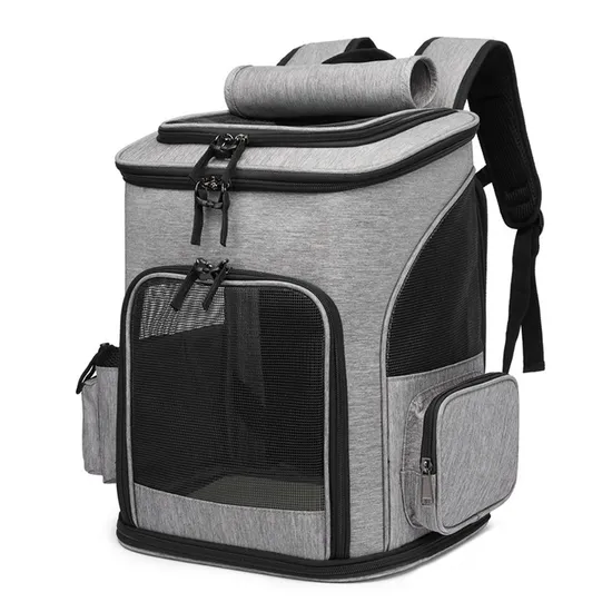 Custom Logo Pet Bag Carrier Foldable Carrying Portable Mesh Carrier Pet Bag Backpack
