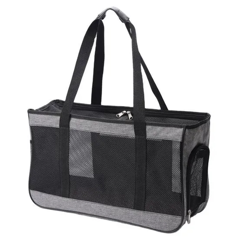 Wholesale Pet Carrier Bag with Mesh Windows Locking Safety Zippers for Small Medium Pets Carrier Travel Bag
