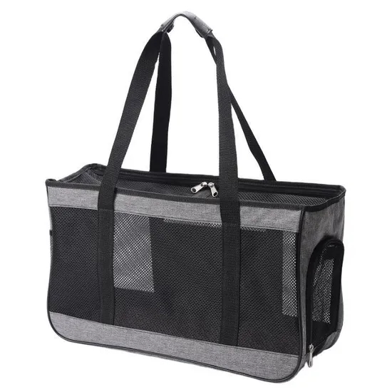 Wholesale Pet Carrier Bag with Mesh Windows Locking Safety Zippers for Small Medium Pets Carrier Travel Bag