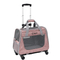 2024 Multifunctional Pet Backpack Carrier Smooth Spinning Wheels Portable Trolley Bag