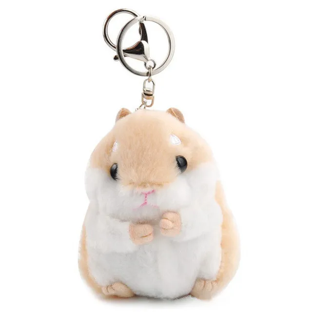 Custom Small Pop Kawaii Hamster Plush Keychain Key Chain