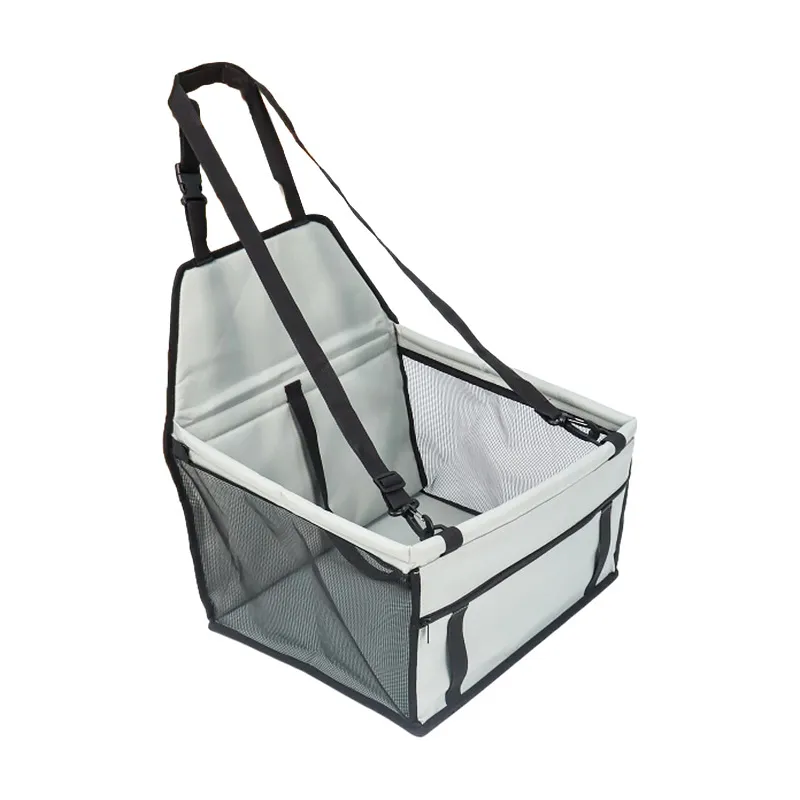 New Modern Style Pet Dog Car Basket Seat Booster PVC Frame Support Safe Soft Dog Car Booster Seat
