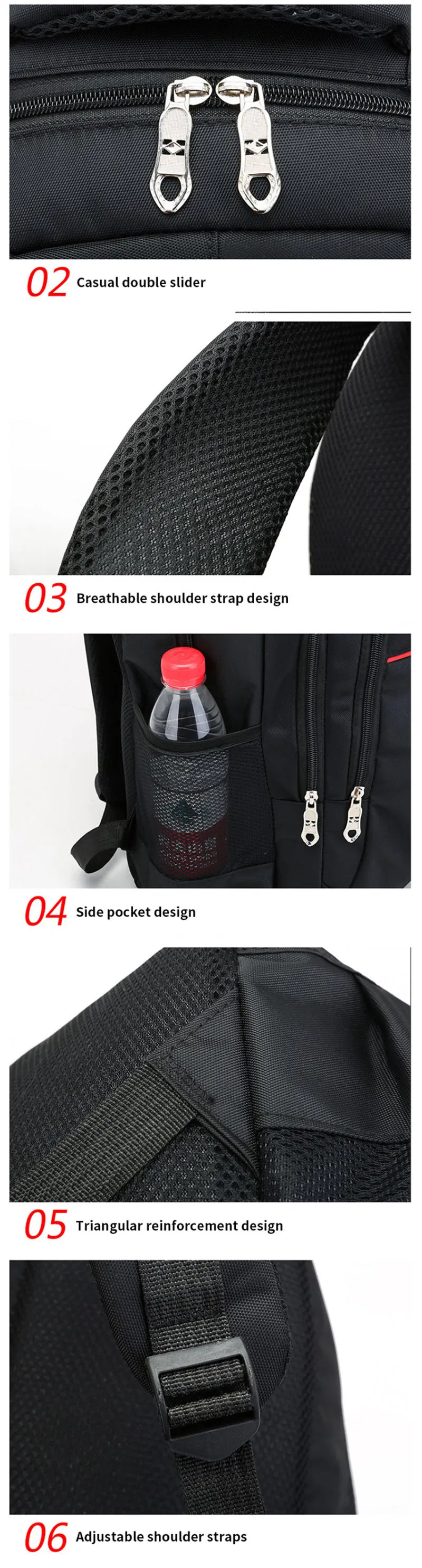 Large Capacity Men Waterproof Business Backpack Men Travel Laptop Backpack