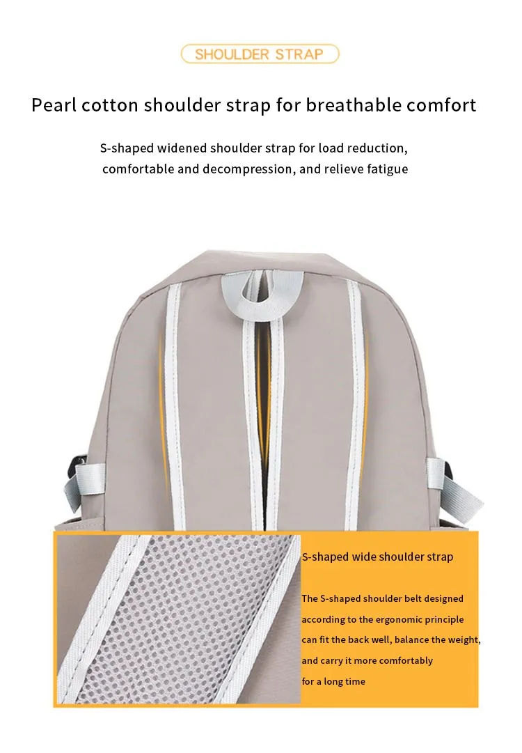 New Men&prime;s Business Girls Leisure Travel Bags Student School Computer Laptop Backpack