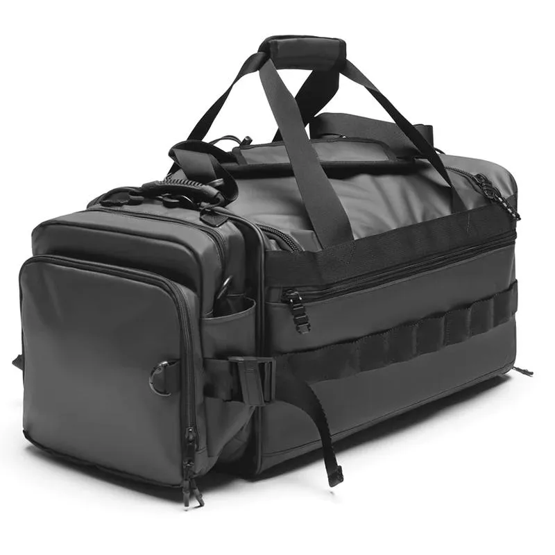 Custom Logo Waterproof Large Capacity Travel Bag Duffle Bag with Shoe Compartment