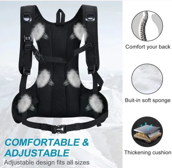 Factory Custom Lightweight Design Hydration Backpack with Water Bladder Bag