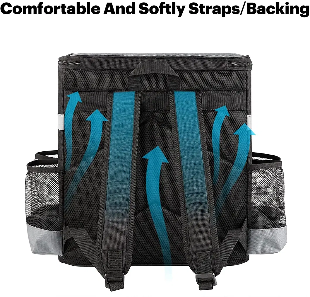 Custom Thermal Food Delivery Backpack Insulated Waterproof Cooler Bag