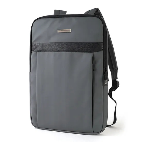 Customized High-Quality Durable PU Material Backpack New Business Travel Laptop College Backpack for Men