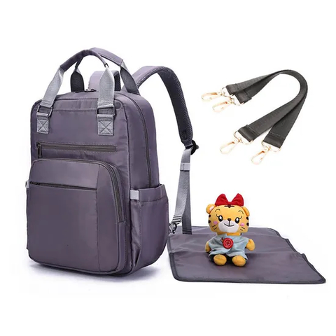 Custom Mommy Diaper Backpack Bags Waterproof Large Capacity Folding Insulated with Changing Station