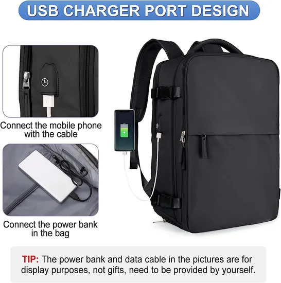Custom Laptop Backpack Mochila Waterproof Carry on Travel Bags Hiking Men Unisex Business Bag