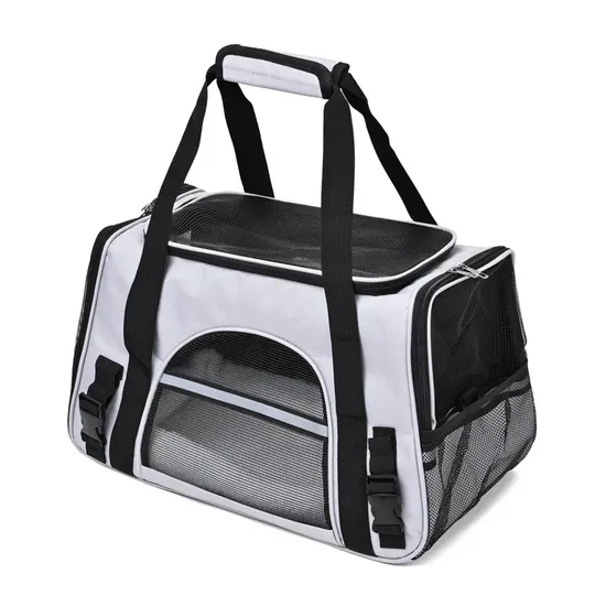 Factory Custom Portable Pet Carriers Mesh Window Sling Large Capacity Cat Bag