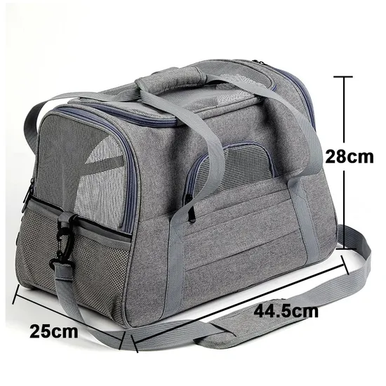Pet Carrier Bag Hot Sale High Quality Durable Expandable Airline Approved Cat Bag Pet Cages Carrier for Travel