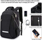 Customized Casual Travel Durable Anti Theft Laptop Backpack with USB Charging Port School Students Daypack Backpack