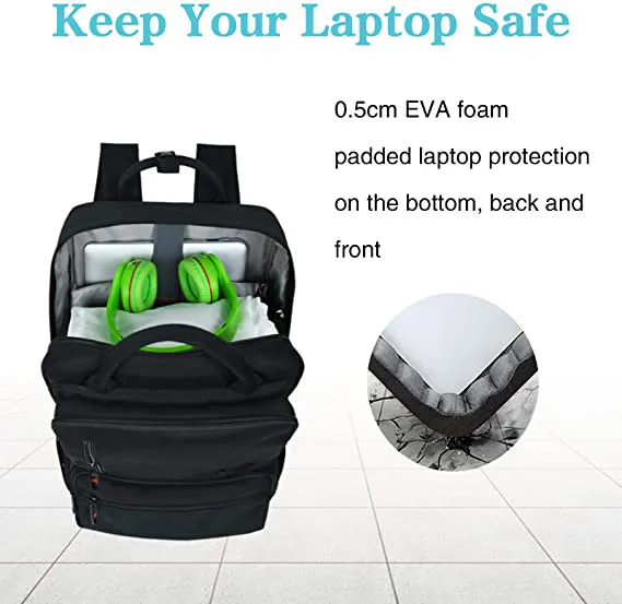 High-Quality Anti Theft Rucksack USB Laptop Students Durable Travel Work School College Bookbags Backpack Men Women