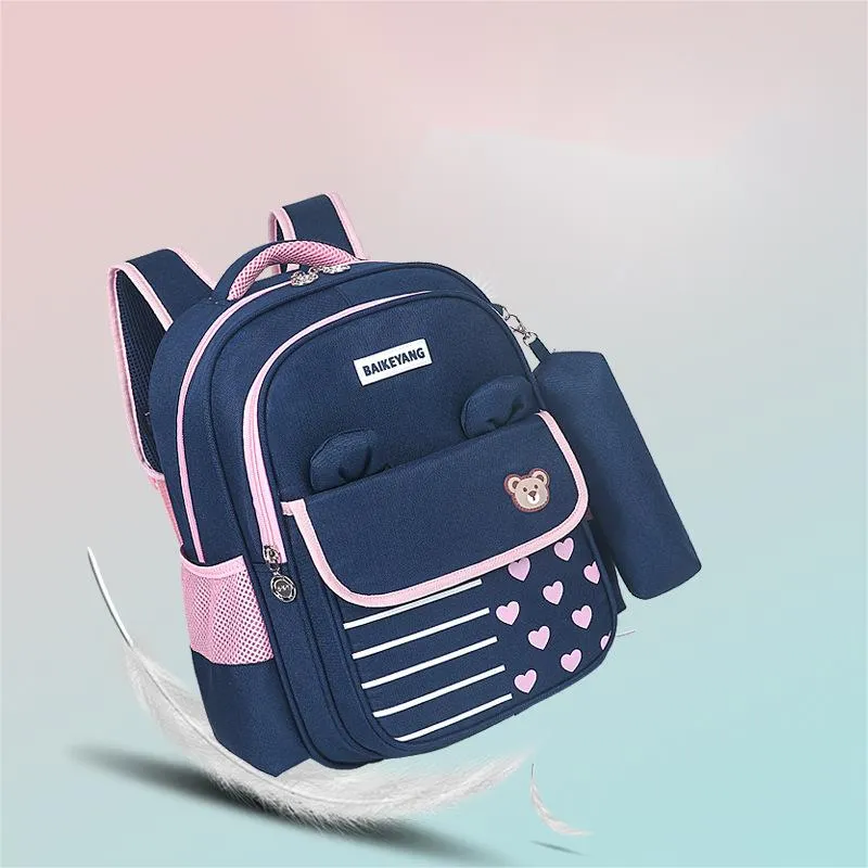 Wholesale of Children&prime;s Backpacks Korean Version Reflective Backpacks for Primary School Students