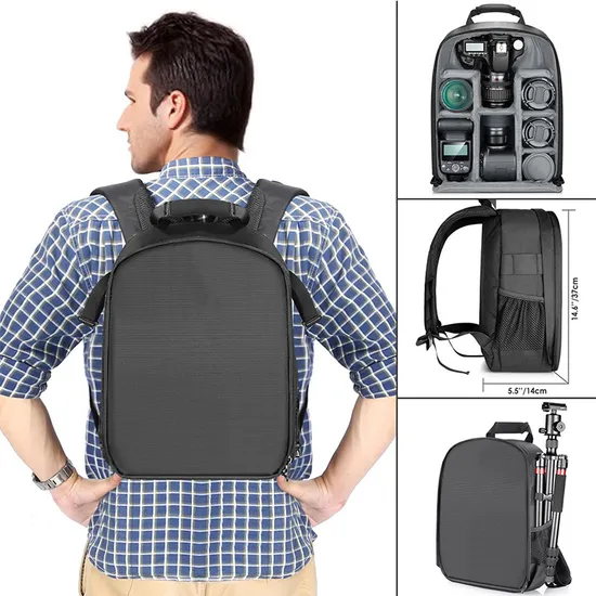 Camera Backpack Professional Photography Bag Canon Nikon Mirrorless Outdoor Backpack