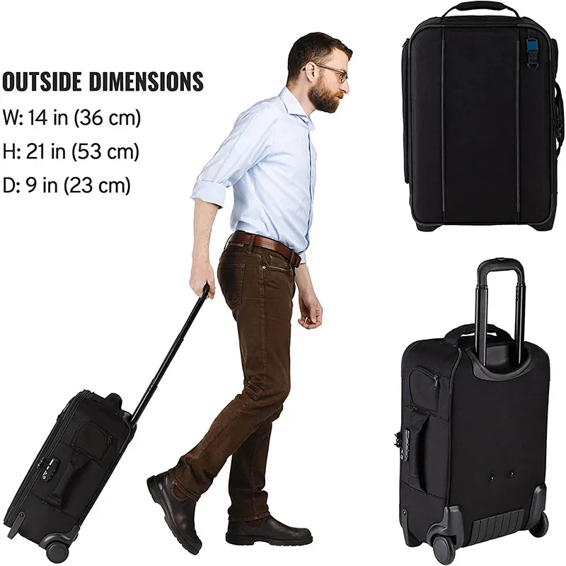New Professional Photography Equipment Bag Outdoor Lightweight Travel Rod Camera SLR Backpack