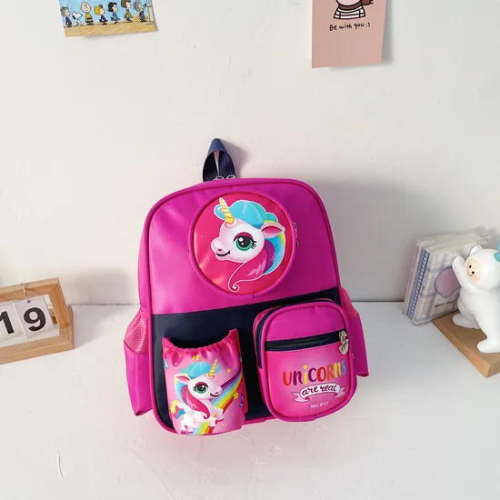 New Primary School Student Backpack Cartoon Anime Spider Man Children′s Portable Breathable Small Backpack